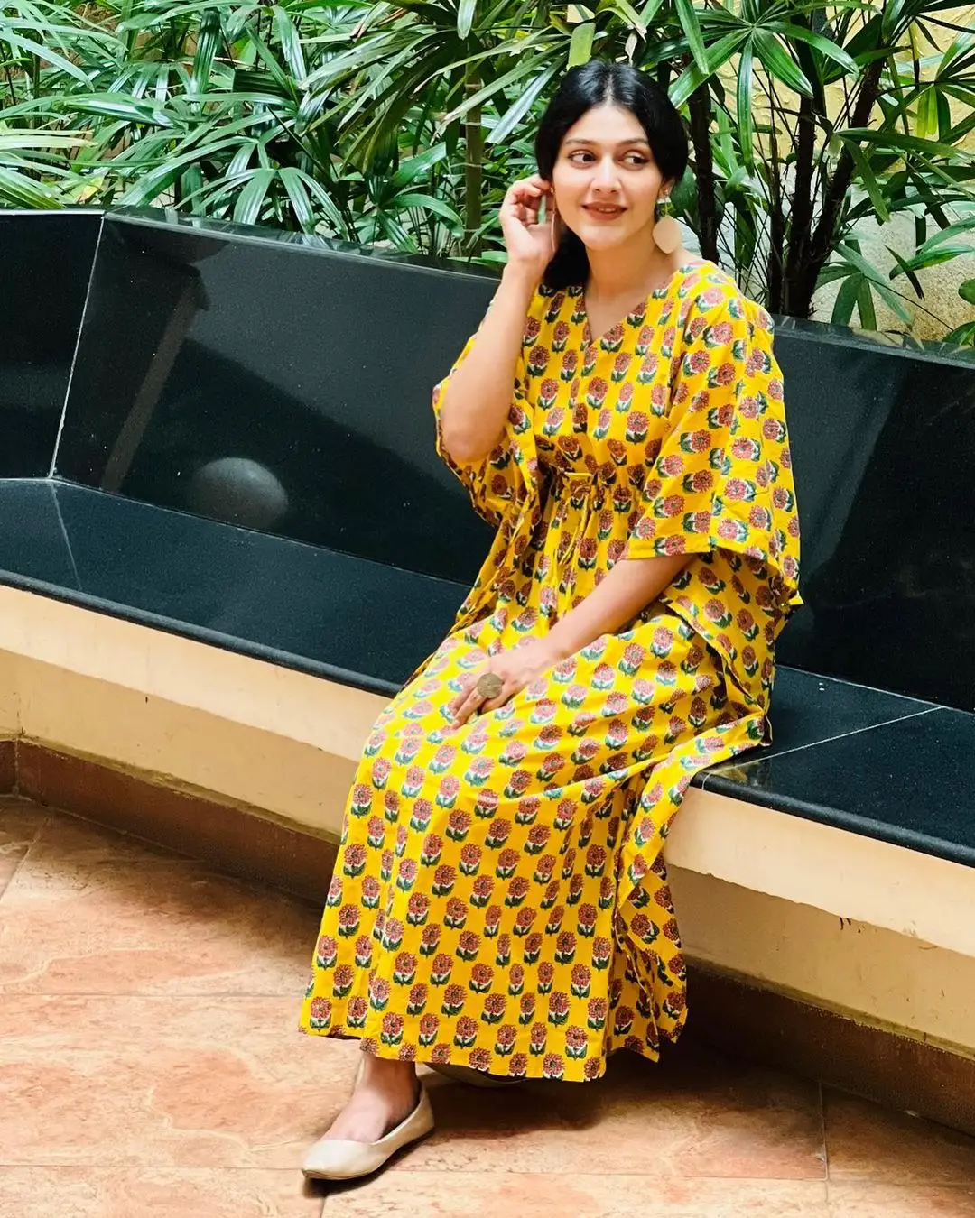 Malayalam Actress Anarkali Nazar Photoshoot in Yellow Dress